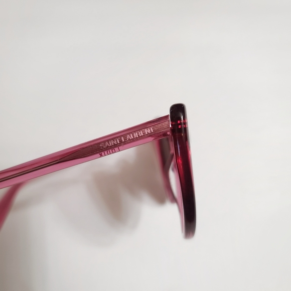 Saint Laurent | SL 181 LouLou Pink Heart Designer Sunglasses - Picture 8 of 12
